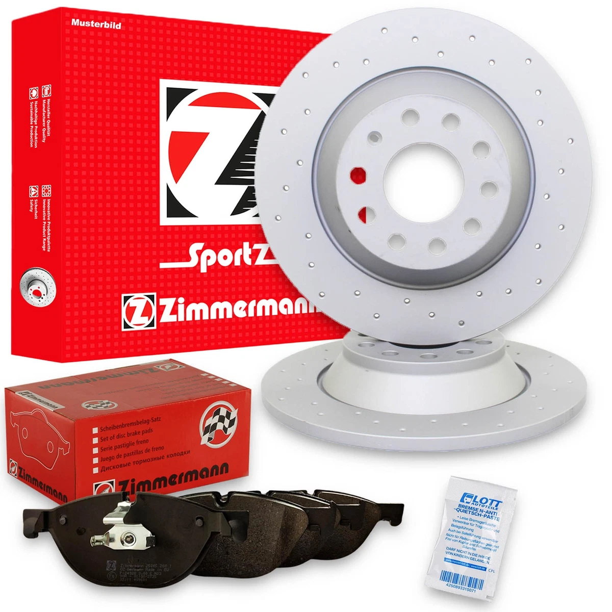 Otto-Zimmermann гальмівні диски та колодки для CITROEN XANTI