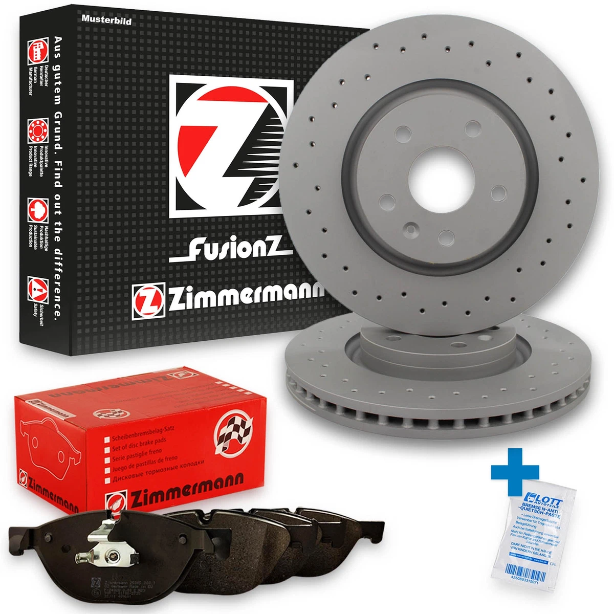 Otto-Zimmermann гальмівні диски та колодки для CITROEN XANTI